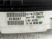 2008 Chevrolet V30 Instrument Cluster Speedometer Gauges P/N:36002436 31254772 Fits OEM Used Auto Parts - Oemusedautoparts1.