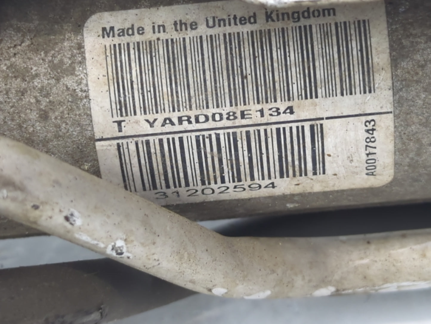 2008 Chevrolet V30 Rack and Pinion Steering Gear P/N:A0017843 31202594 Fits OEM Used Auto Parts - Oemusedautoparts1.com