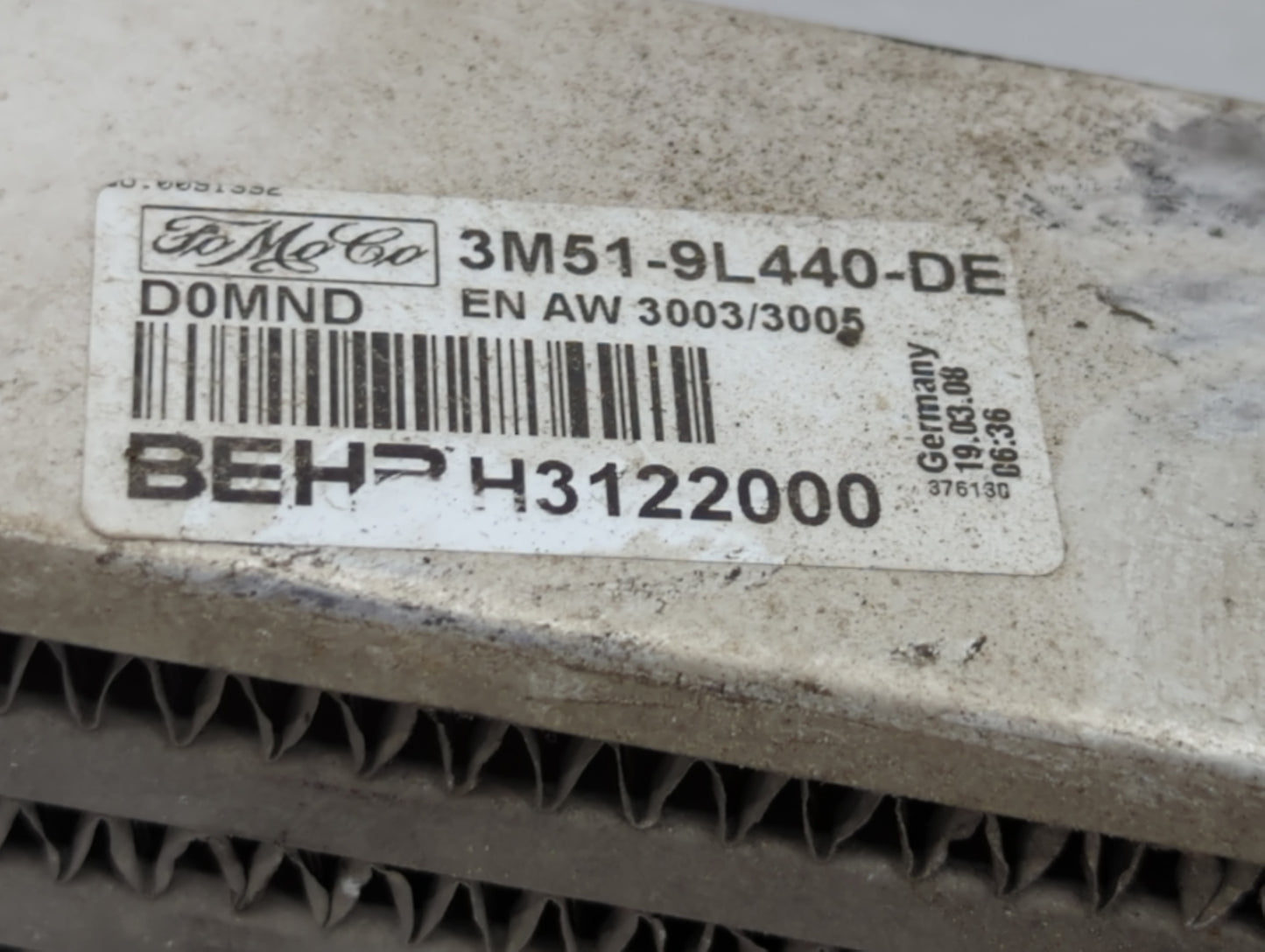 Chevrolet V30 Turbo Intercooler - Oemusedautoparts1.com