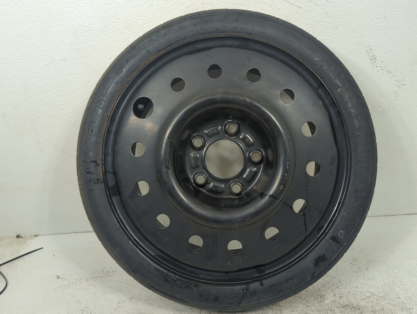 2008 Chevrolet Impala (80 & Up) Impala Spare Donut Tire Wheel Rim Oem - Oemusedautoparts1.com
