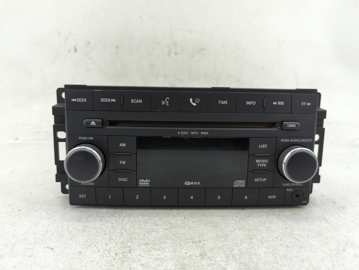2008-2010 Chrysler 300 Radio AM FM Cd Player Receiver Replacement P/N:05064923AE Fits Fits 2008 2009 2010 OEM Used Auto Part