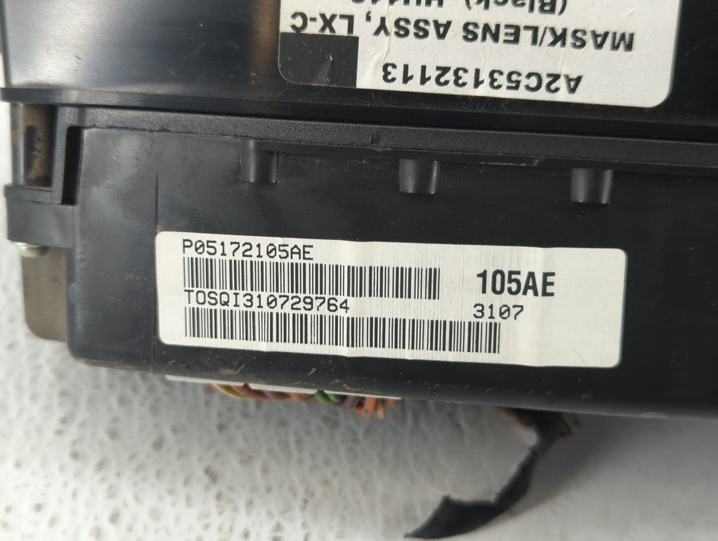 2008 Chrysler 300 Instrument Cluster Speedometer Gauges P/N:P05172105AF Fits OEM Used Auto Parts - Oemusedautoparts1.com