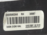 2008-2010 Chrysler 300 Passenger Right Oem Head Light Headlight Lamp - Oemusedautoparts1.com