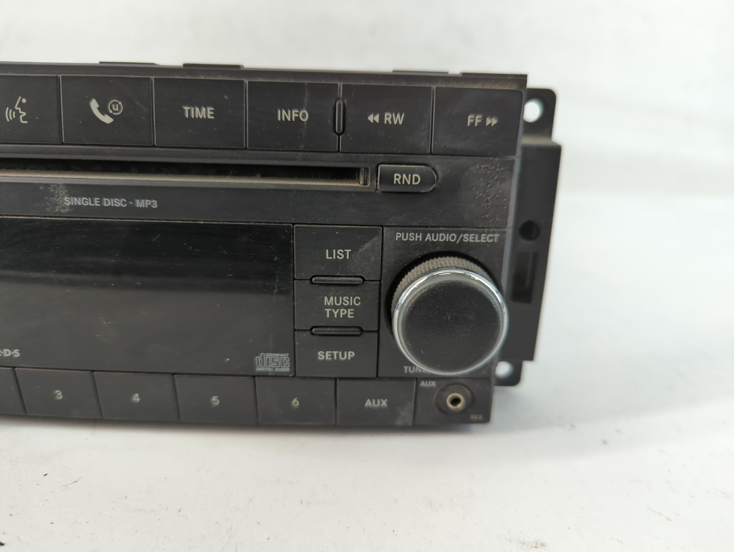 2008-2009 Chrysler 300 Radio AM FM Cd Player Receiver Replacement P/N:P05064410AF Fits Fits 2008 2009 OEM Used Auto Parts - 