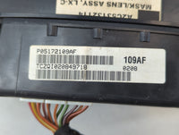 2008 Chrysler 300 Instrument Cluster Speedometer Gauges P/N:P05172109AF Fits OEM Used Auto Parts - Oemusedautoparts1.com