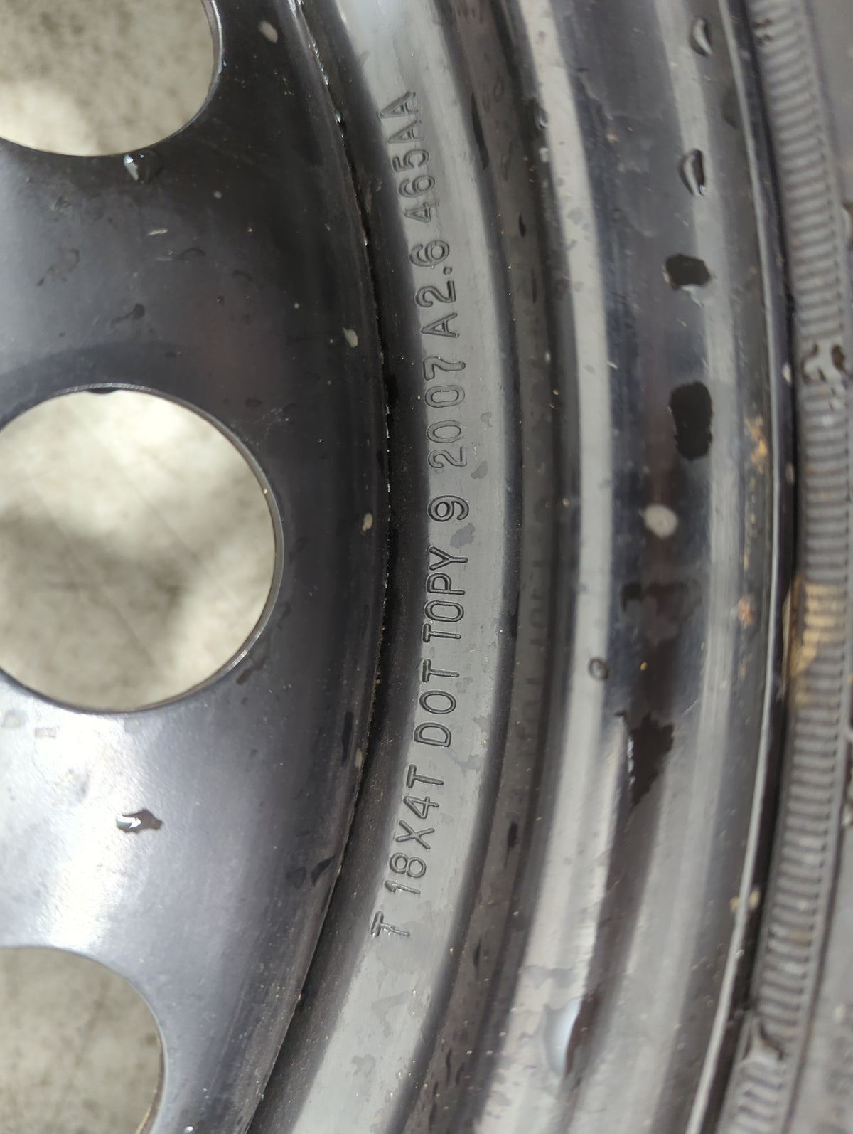 2007-2010 Chrysler 300 Spare Donut Tire Wheel Rim Oem - Oemusedautoparts1.com