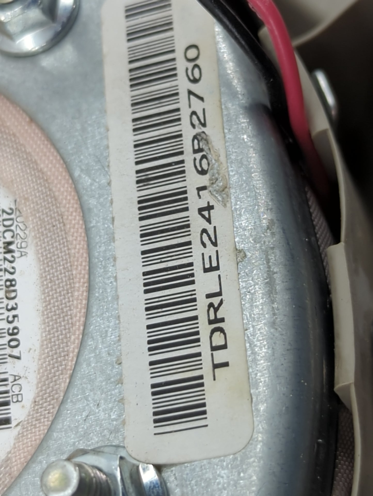 2008 Chrysler Aspen Air Bag Driver Left Steering Wheel Mounted P/N:PCBXZP811AA TDRLE2416B2760, 2DCM228D35907 Fits OEM Used A
