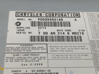 2004-2008 Chrysler Pacifica Information Display Screen - Oemusedautoparts1.com