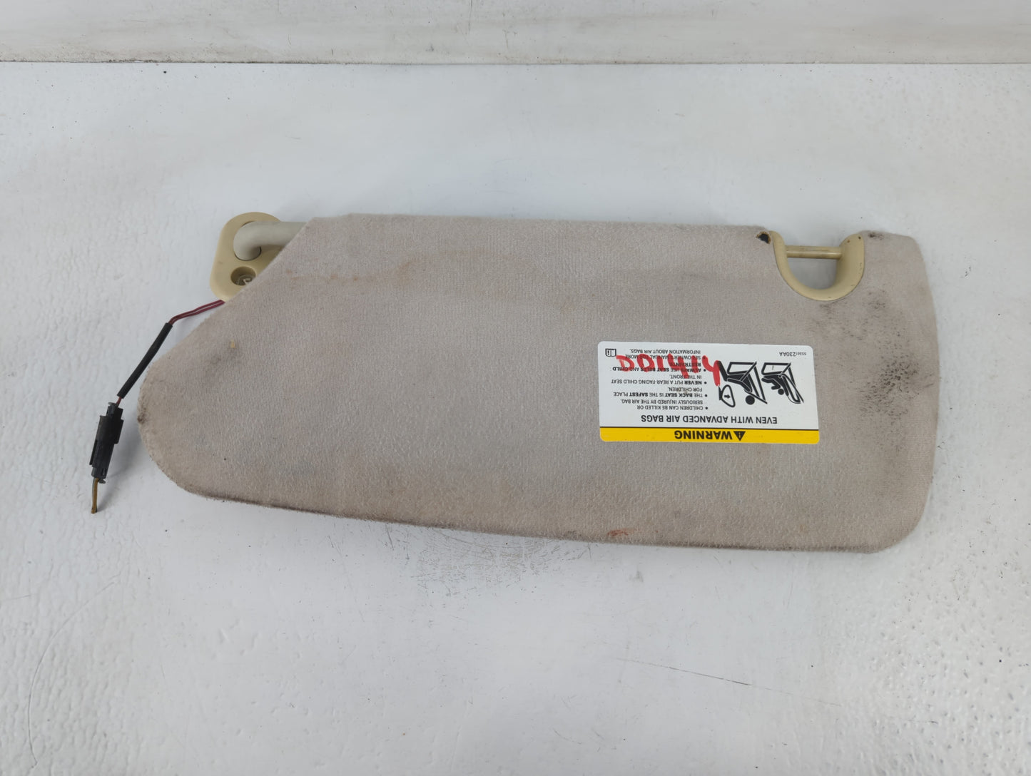 2008 Chrysler Pacifica Sun Visor Shade Replacement Passenger Right Mirror Fits OEM Used Auto Parts - Oemusedautoparts1.com