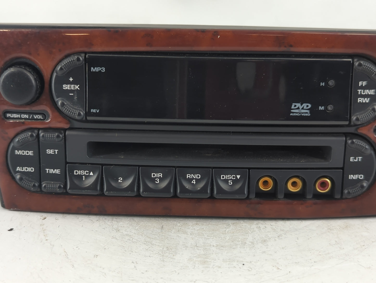 2007-2008 Chrysler Pacifica Radio AM FM Cd Player Receiver Replacement P/N:P05064084AD Fits Fits 2007 2008 OEM Used Auto Par