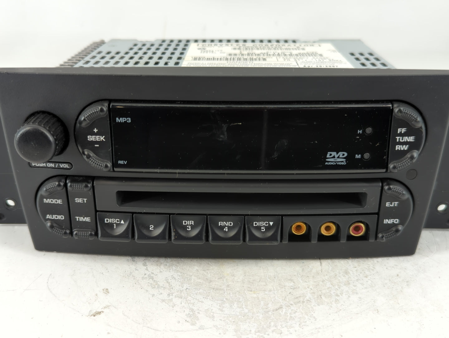 2008 Chrysler Pacifica Am Fm Cd Player Radio Receiver - Oemusedautoparts1.com
