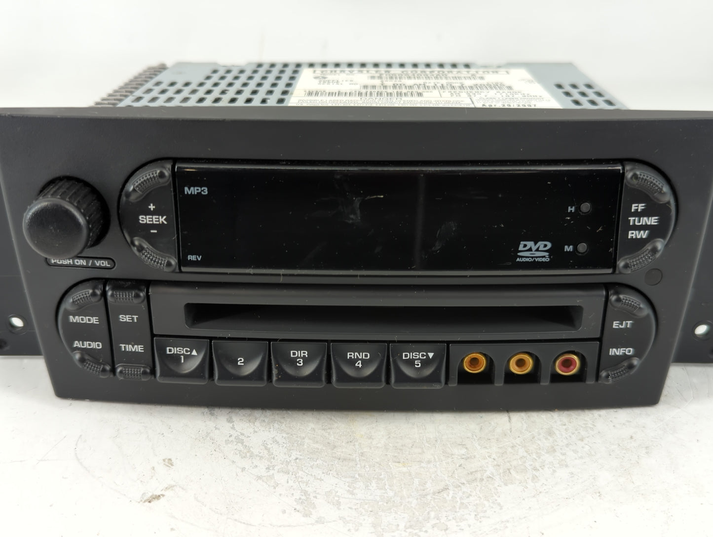 2008 Chrysler Pacifica Am Fm Cd Player Radio Receiver - Oemusedautoparts1.com