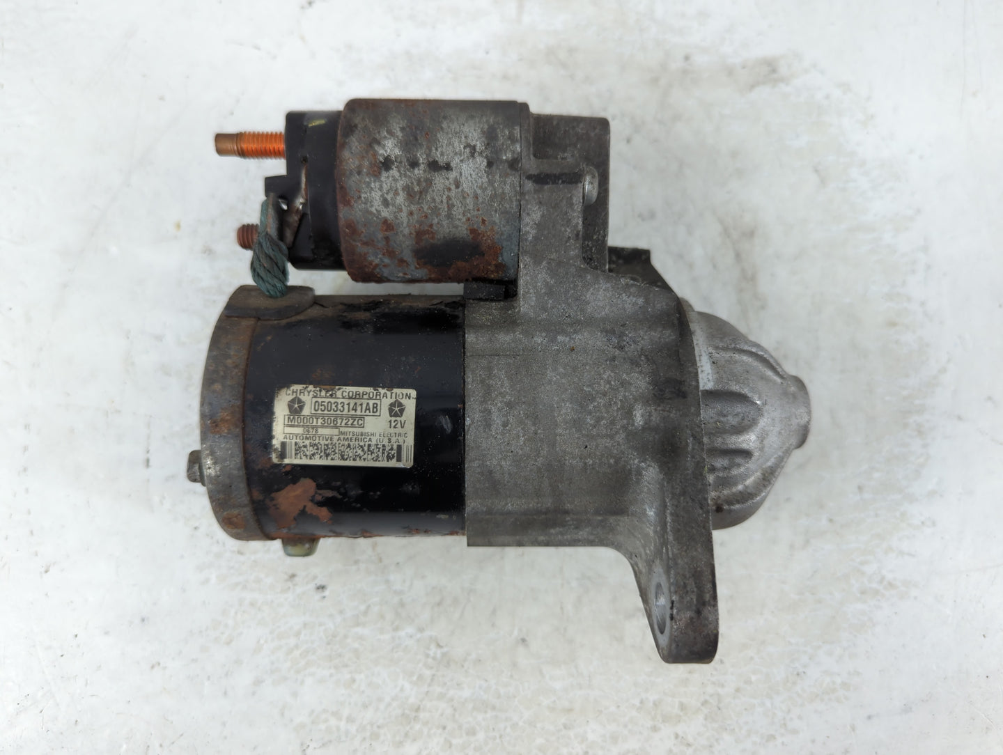 2003-2009 Chrysler Pt Cruiser Car Starter Motor Solenoid OEM P/N:M000T30672ZC 05033141AB Fits OEM Used Auto Parts - Oemuseda