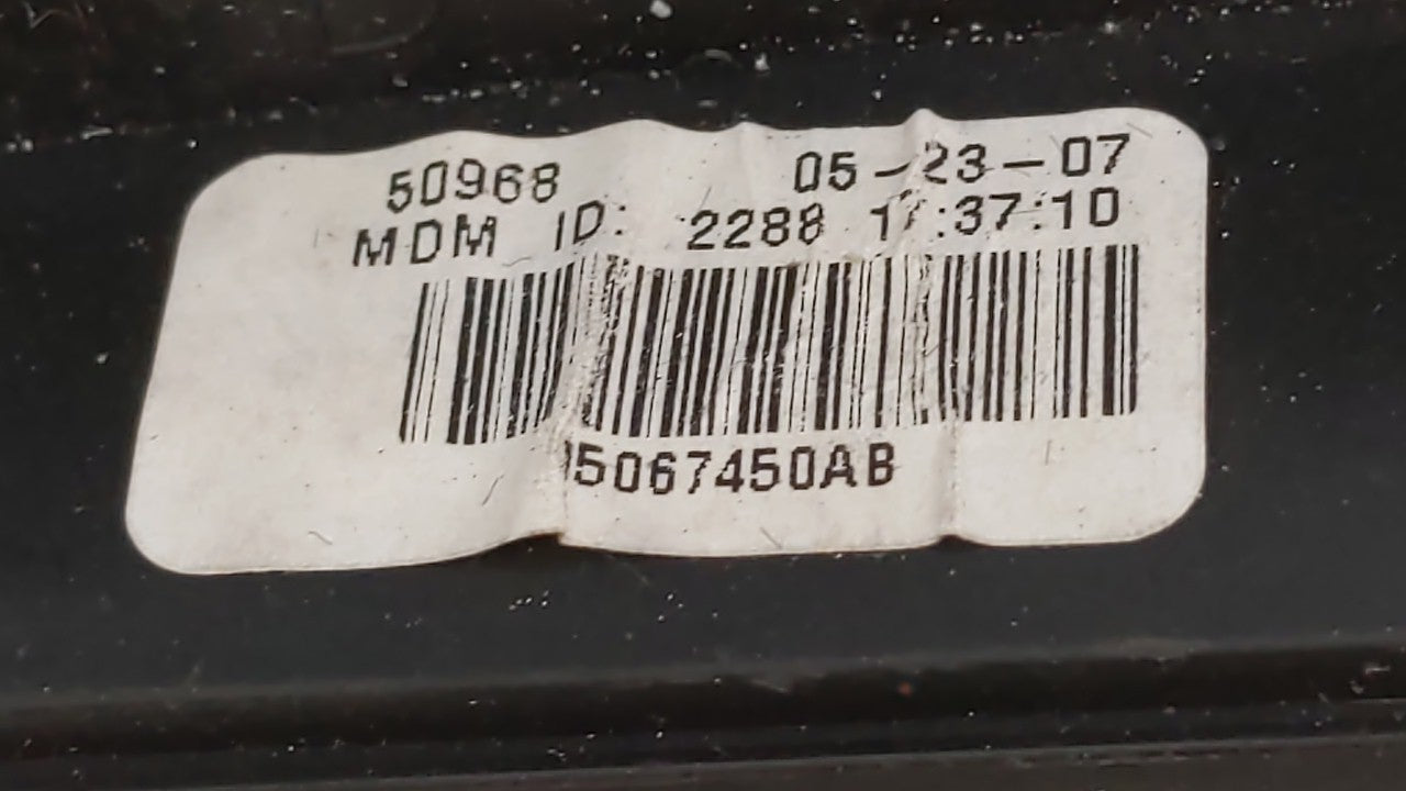 2007 Chrysler Pt Cruiser Passenger Right Side View Manual Door Mirror - Oemusedautoparts1.com