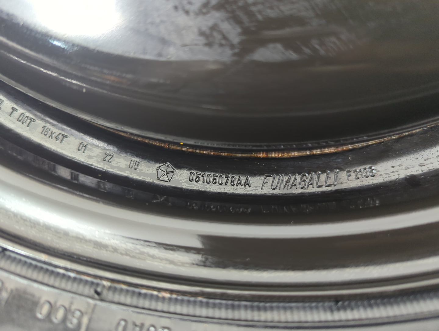 2007-2010 Chrysler Sebring Spare Donut Tire Wheel Rim Oem 1101109 - Oemusedautoparts1.com