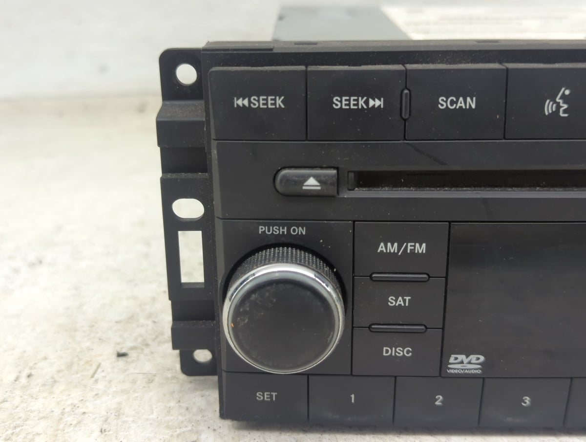 2007-2010 Chrysler Sebring Radio AM FM Cd Player Receiver Replacement P/N:05064922AG Fits Fits 2007 2008 2009 2010 OEM Used 