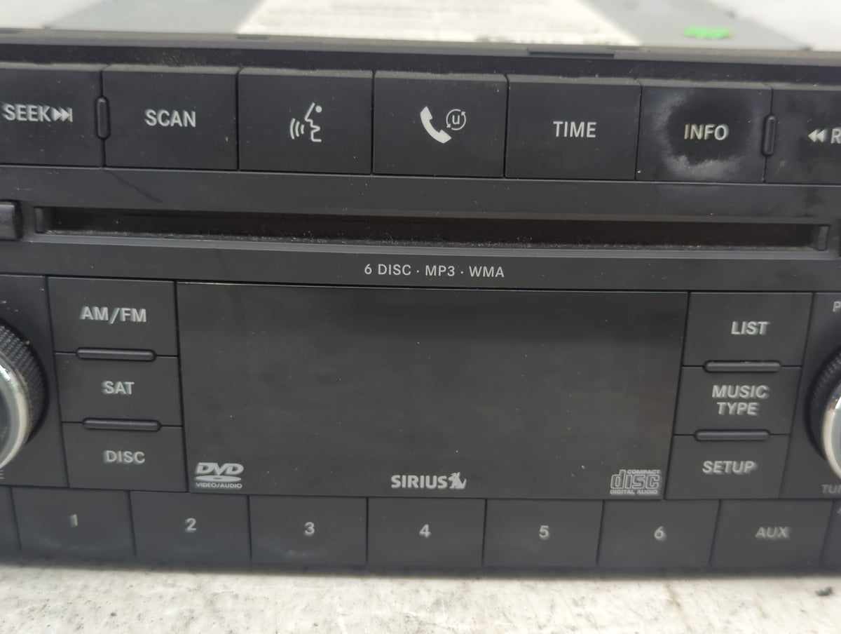 2007-2010 Chrysler Sebring Radio AM FM Cd Player Receiver Replacement P/N:05064922AG Fits Fits 2007 2008 2009 2010 OEM Used 