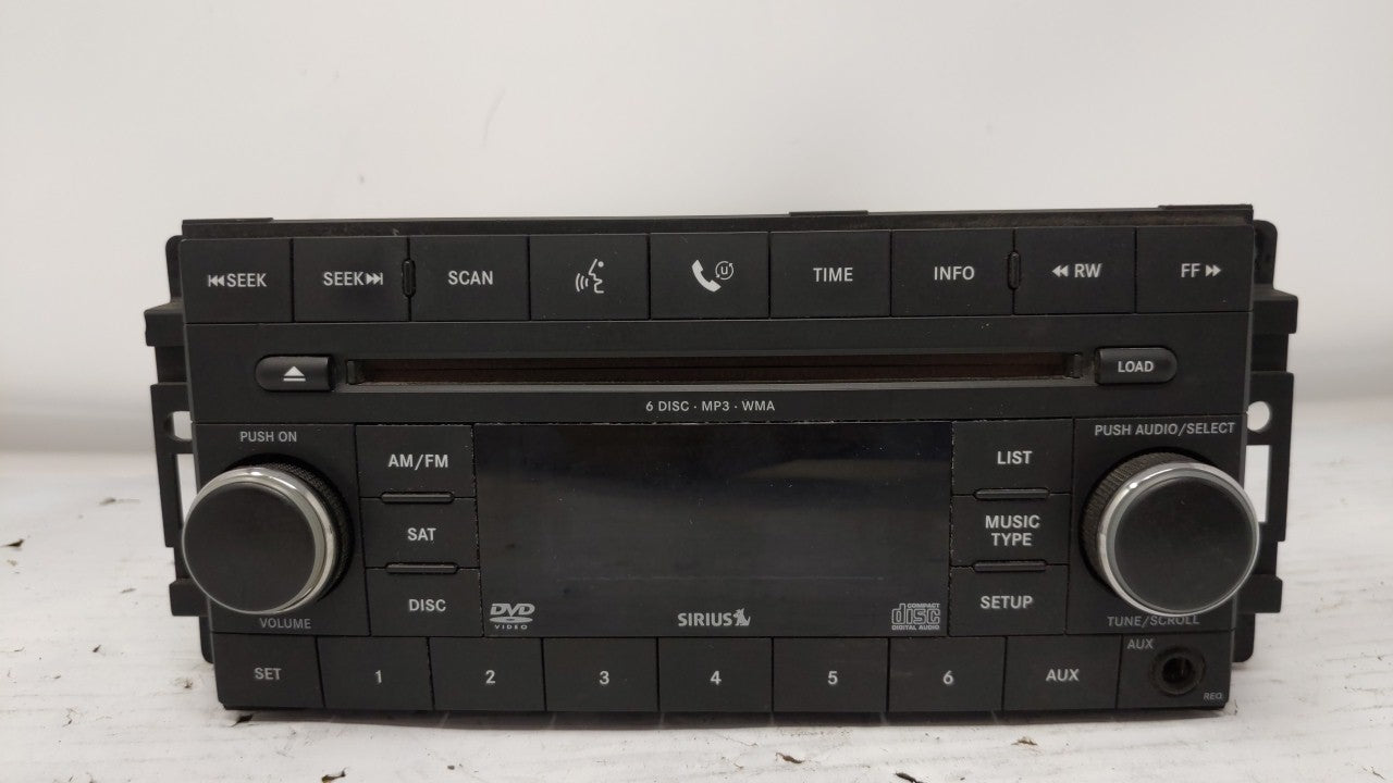 2007-2008 Chrysler Sebring Radio AM FM Cd Player Receiver Replacement Fits OEM Used Auto Parts - Oemusedautoparts1.com