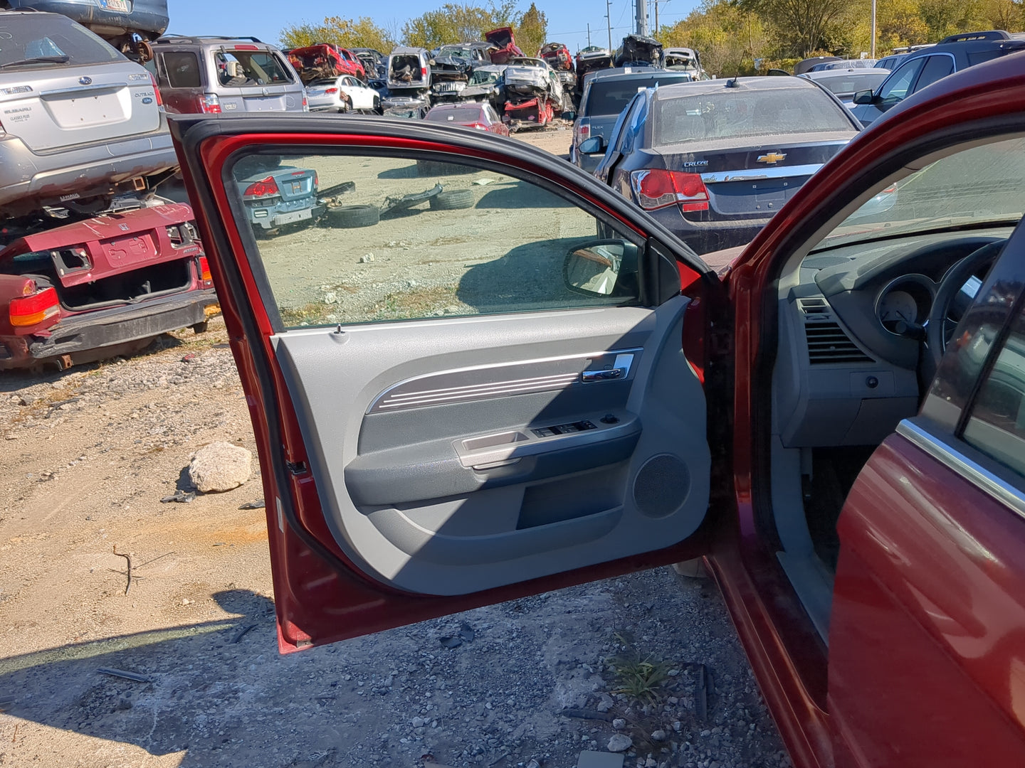 2007-2010 Chrysler Sebring Driver Front Door Oem 1192659 - Oemusedautoparts1.com