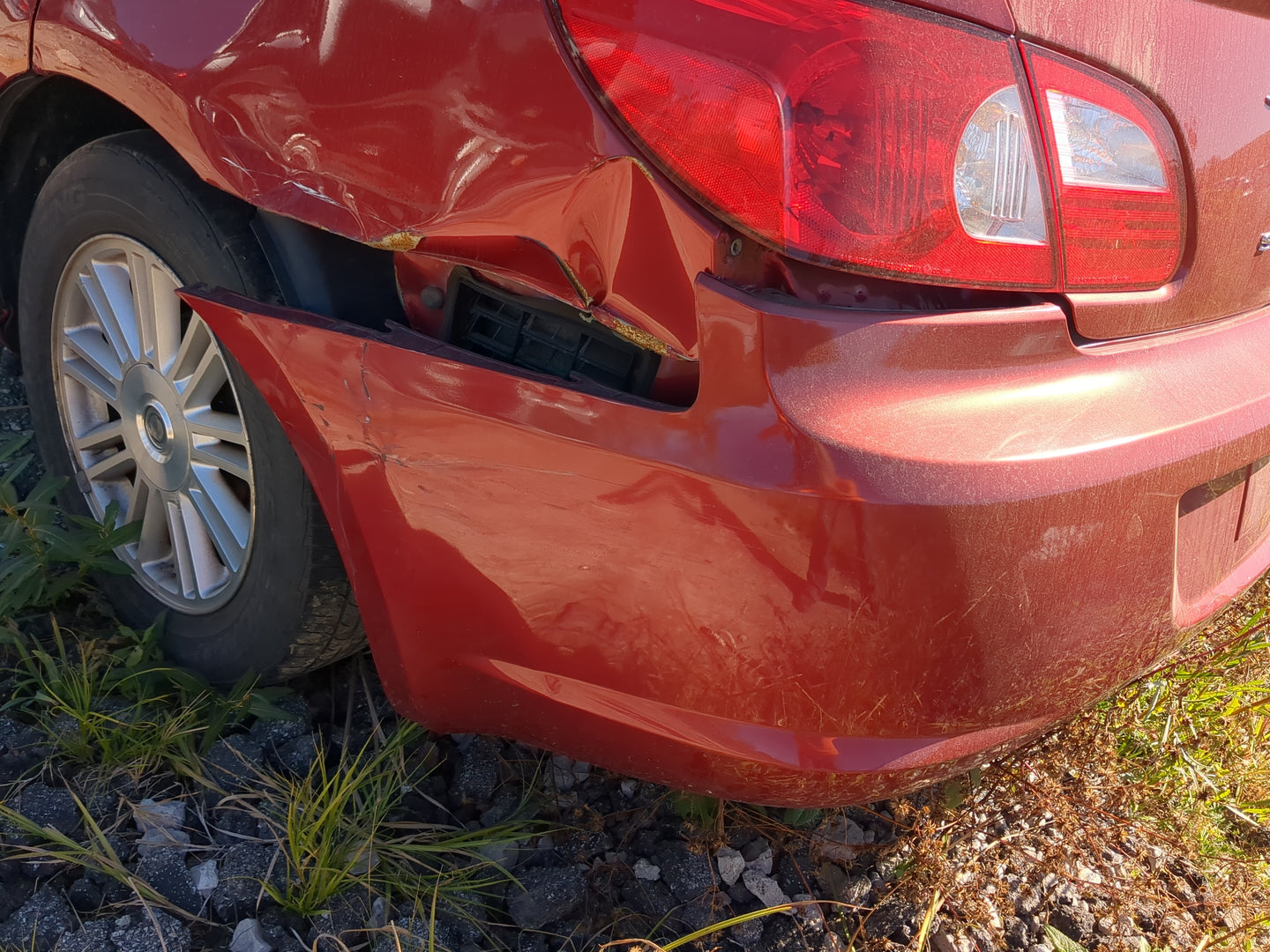 2007-2010 Chrysler Sebring Rear Bumper Assembly Oem 1192734 - Oemusedautoparts1.com