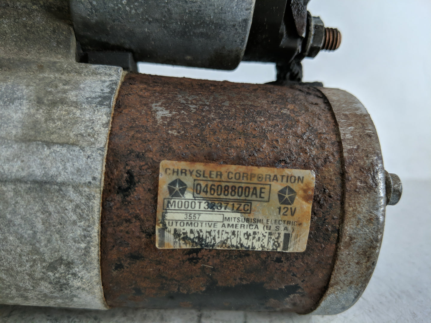 2007-2010 Chrysler Sebring Car Starter Motor Solenoid OEM P/N:M000T32371ZC Fits Fits 2007 2008 2009 2010 OEM Used Auto Parts