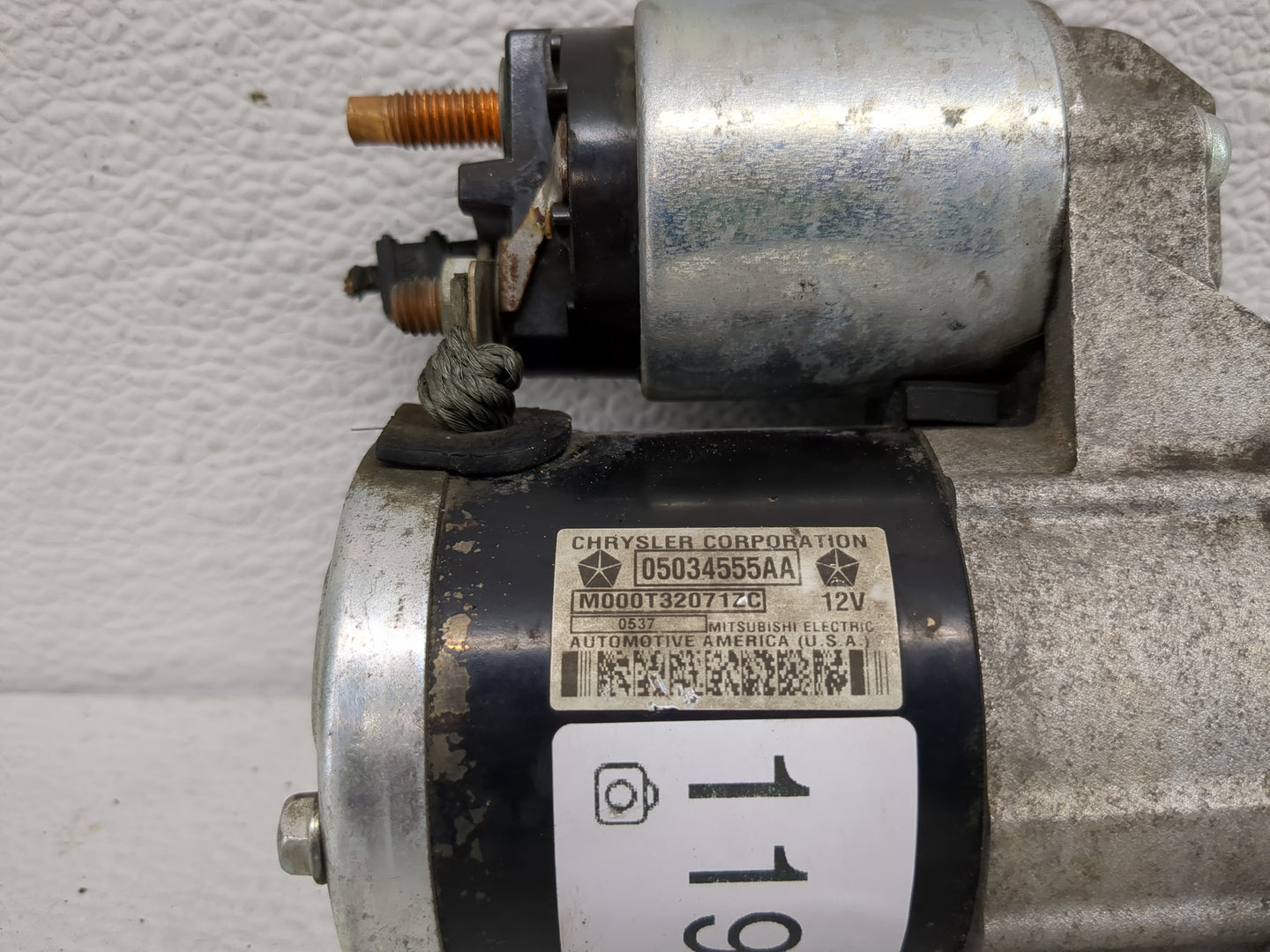 2007-2010 Chrysler Sebring Car Starter Motor Solenoid OEM P/N:05034555AA Fits OEM Used Auto Parts - Oemusedautoparts1.com