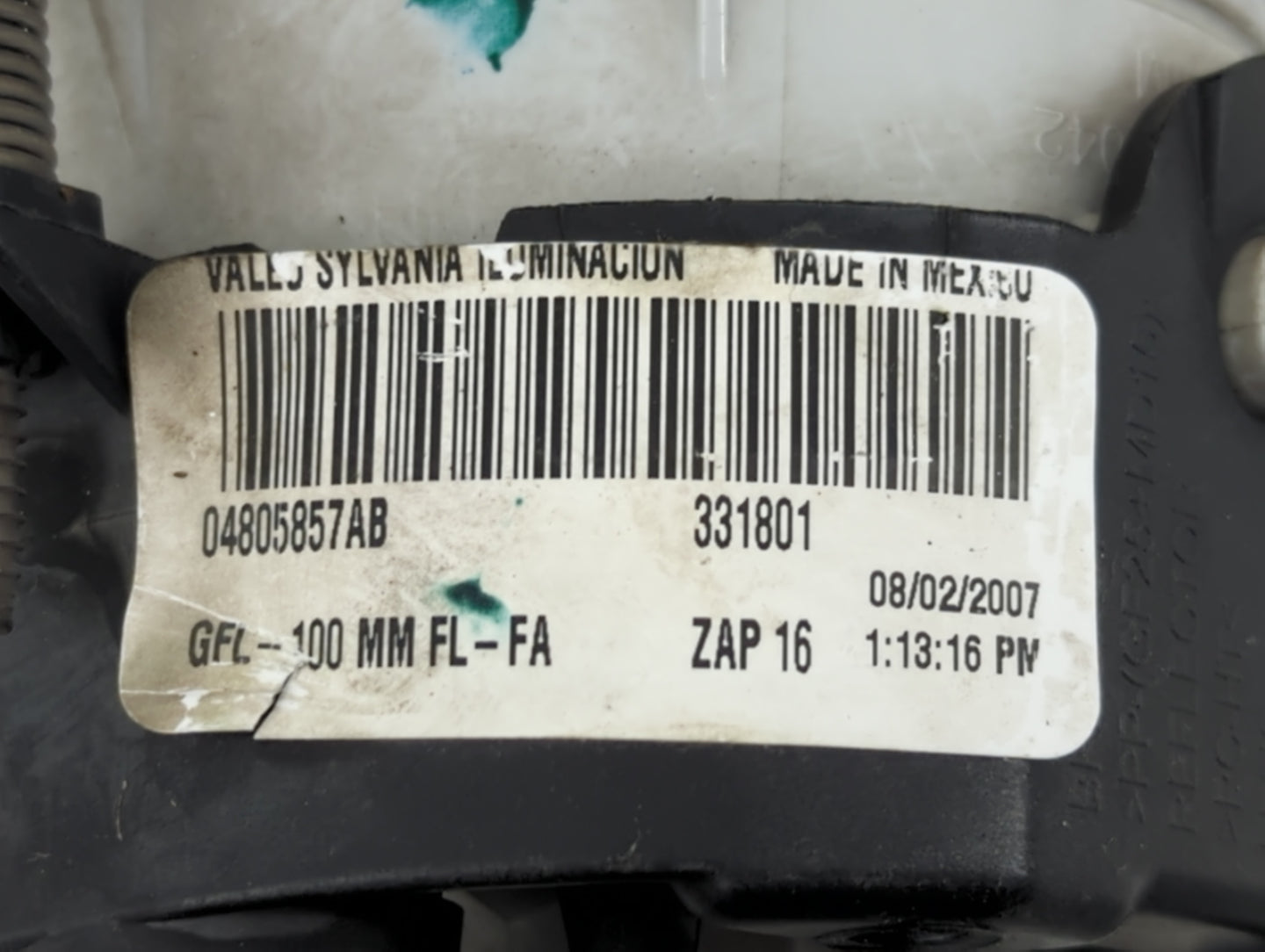 2007-2009 Chrysler Sebring Driver Left Oem Front Light Lamp - Oemusedautoparts1.com