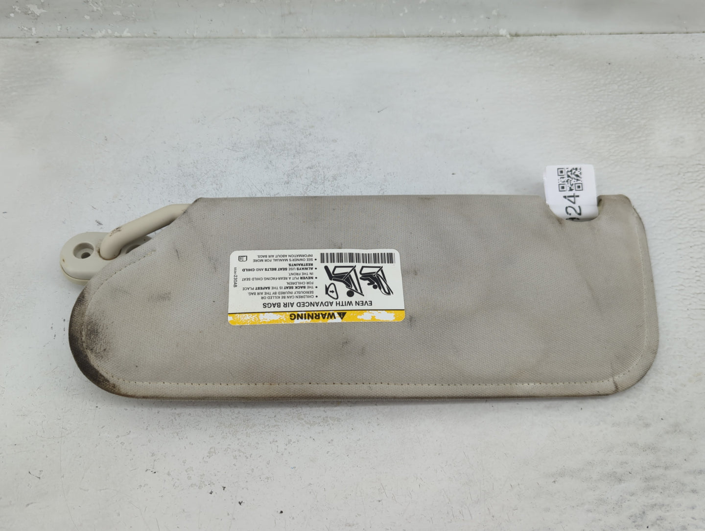 2008-2010 Chrysler Sebring Sun Visor Shade Replacement Passenger Right Mirror Fits Fits 2008 2009 2010 OEM Used Auto Parts -