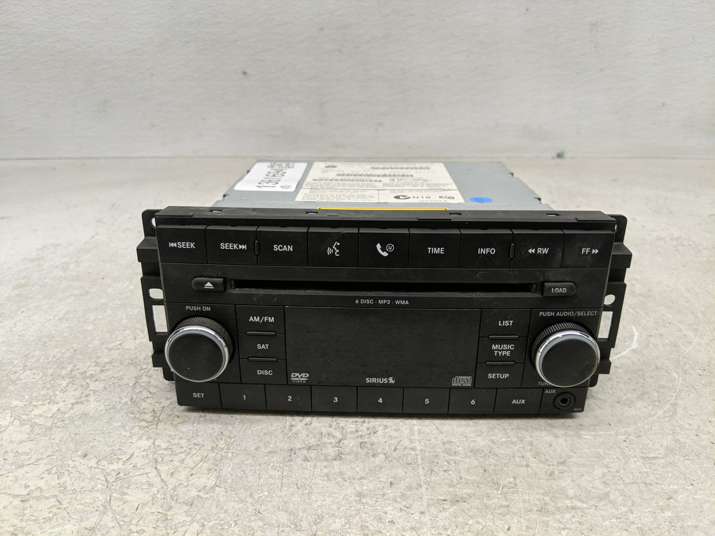 2007-2010 Chrysler Sebring Radio AM FM Cd Player Receiver Replacement P/N:05064112AK P05064114AG Fits OEM Used Auto Parts - 
