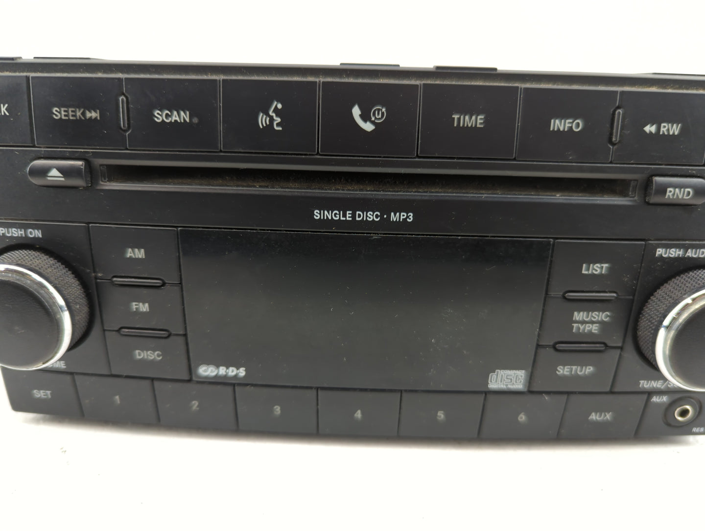 2007-2008 Chrysler Sebring Radio AM FM Cd Player Receiver Replacement P/N:05064058AJ Fits Fits 2007 2008 OEM Used Auto Parts