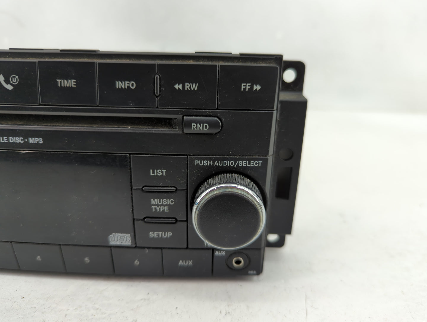 2007-2008 Chrysler Sebring Radio AM FM Cd Player Receiver Replacement P/N:05064058AJ Fits Fits 2007 2008 OEM Used Auto Parts
