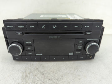2007-2008 Chrysler Sebring Radio AM FM Cd Player Receiver Replacement P/N:P05064420AF Fits Fits 2007 2008 OEM Used Auto Parts