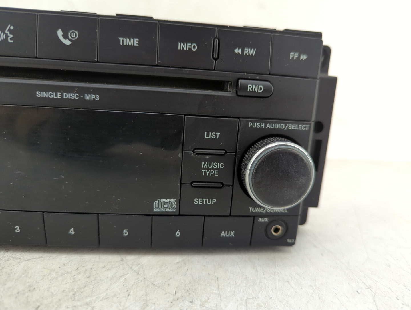 2007-2008 Chrysler Sebring Radio AM FM Cd Player Receiver Replacement P/N:P05064420AF Fits Fits 2007 2008 OEM Used Auto Part