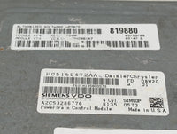 2007-2010 Chrysler Sebring PCM Engine Control Computer ECU ECM PCU OEM P/N:P05150472AA A2C53286776 Fits Fits 2007 2008 2009 