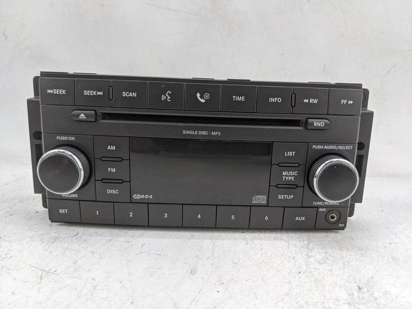 2007-2008 Chrysler Sebring Radio AM FM Cd Player Receiver Replacement P/N:P05064410AF Fits Fits 2007 2008 OEM Used Auto Part