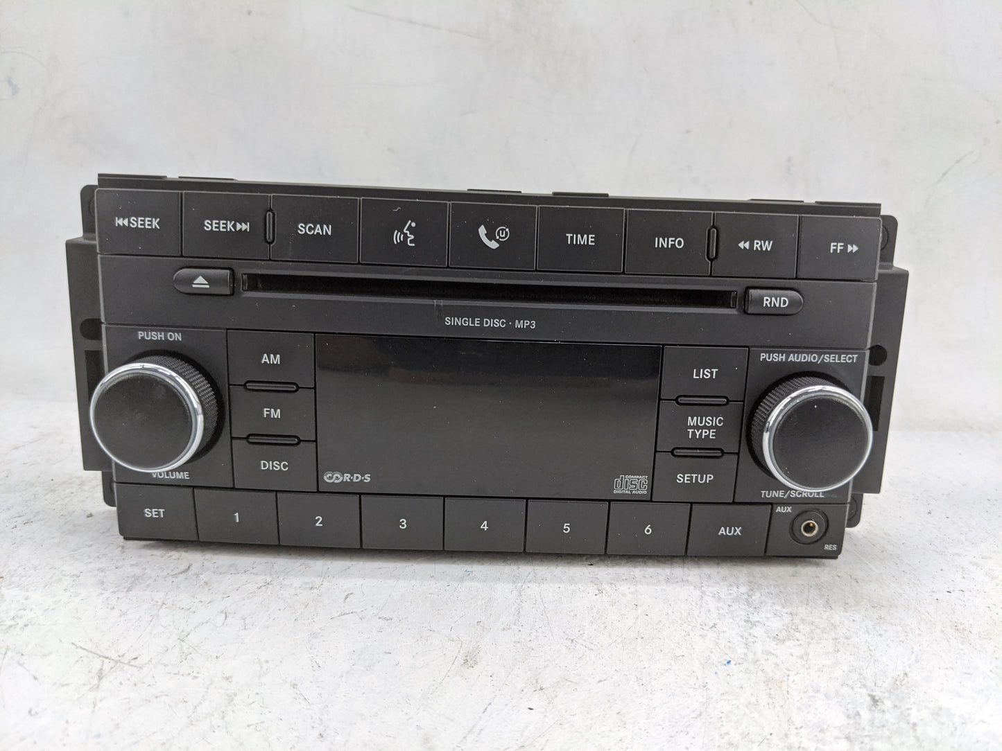 2007-2008 Chrysler Sebring Radio AM FM Cd Player Receiver Replacement P/N:P05064410AF Fits Fits 2007 2008 OEM Used Auto Part