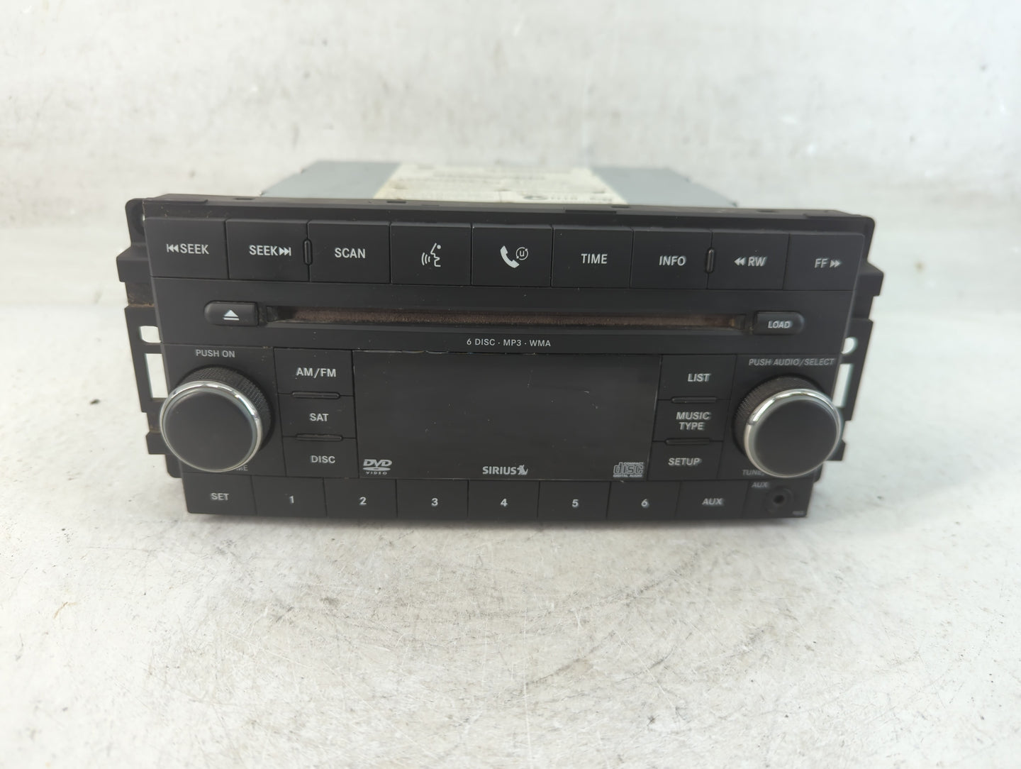 2008 Chrysler Sebring Radio AM FM Cd Player Receiver Replacement P/N:05064112AK Fits OEM Used Auto Parts - Oemusedautoparts1