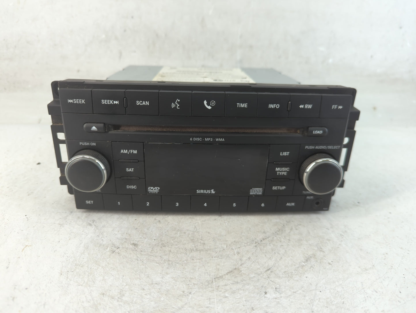 2008 Chrysler Sebring Radio AM FM Cd Player Receiver Replacement P/N:05064112AK Fits OEM Used Auto Parts - Oemusedautoparts1