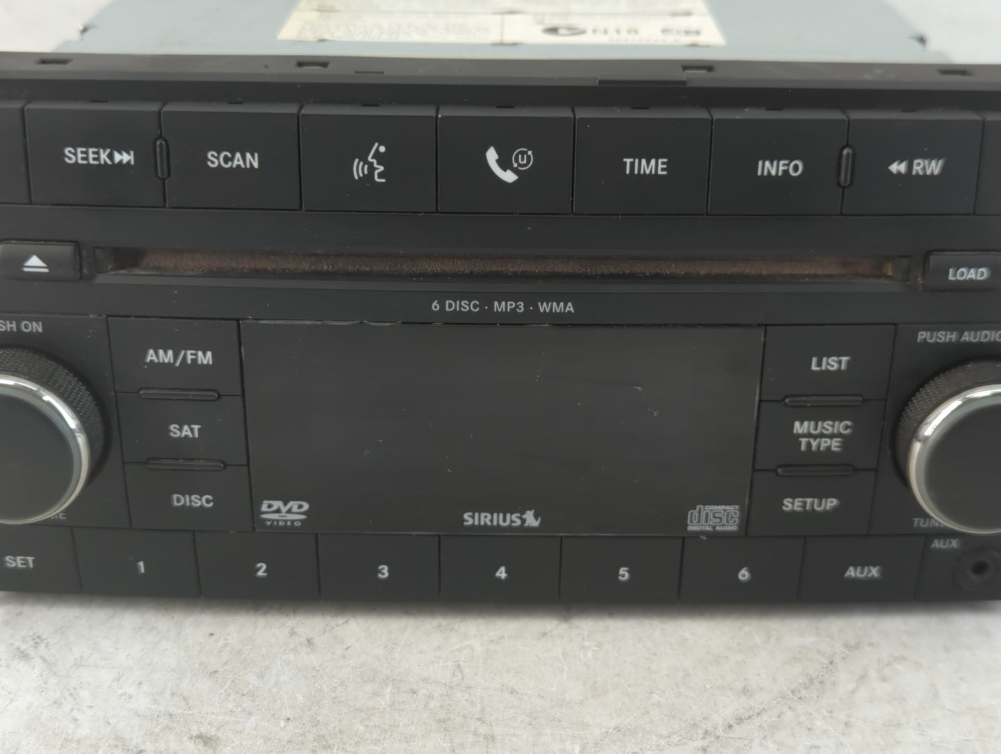2008 Chrysler Sebring Radio AM FM Cd Player Receiver Replacement P/N:05064112AK Fits OEM Used Auto Parts - Oemusedautoparts1