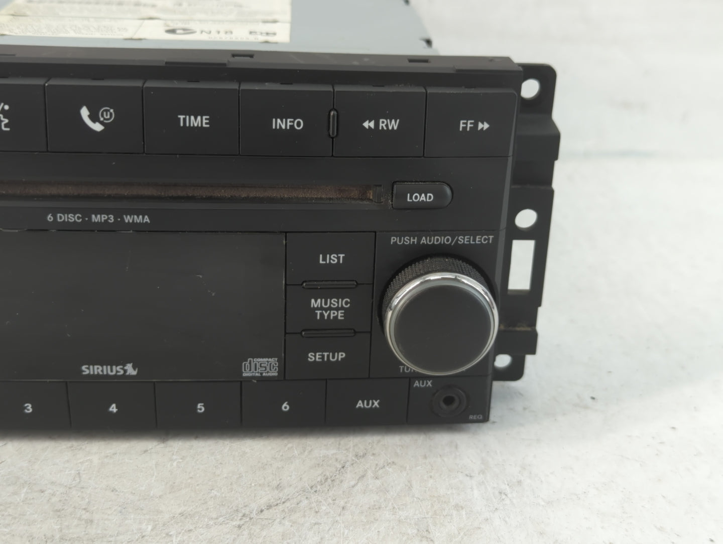 2008 Chrysler Sebring Radio AM FM Cd Player Receiver Replacement P/N:05064112AK Fits OEM Used Auto Parts - Oemusedautoparts1