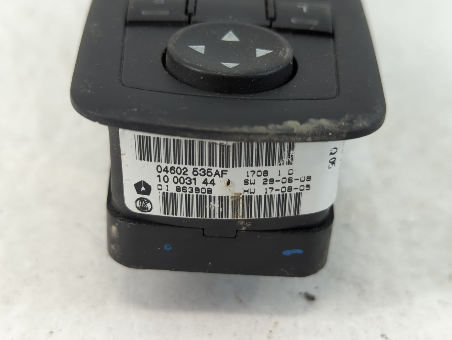 2008-2011 Chrysler Town & Country Master Power Window Switch Replacement Driver Side Left P/N:04602535AF Fits OEM Used Auto 