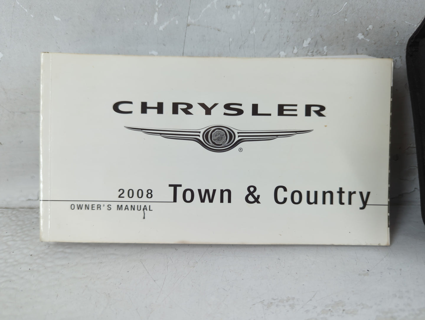 2008 Chrysler Town & Country Owners Manual Book Guide P/N:81-026-0817 OEM Used Auto Parts - Oemusedautoparts1.com