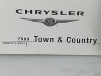 2008 Chrysler Town & Country Owners Manual Book Guide P/N:81-026-0817 OEM Used Auto Parts - Oemusedautoparts1.com