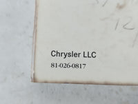 2008 Chrysler Town & Country Owners Manual Book Guide P/N:81-026-0817 OEM Used Auto Parts - Oemusedautoparts1.com