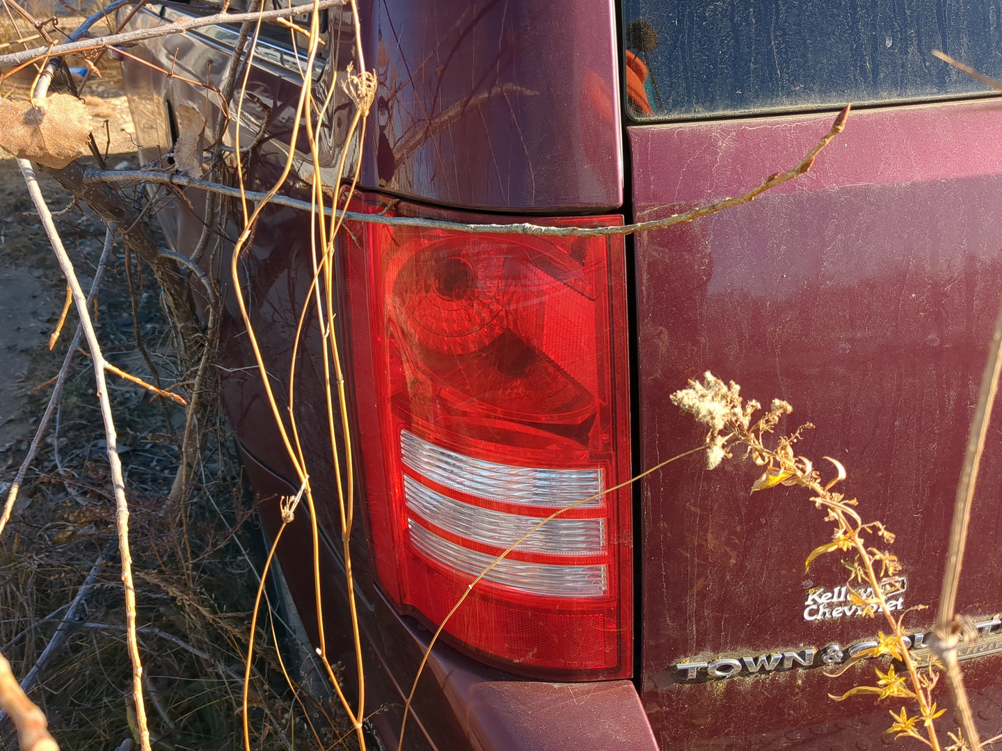 2008-2010 Chrysler Town & Country Tail Light Assembly Driver Left OEM Fits Fits 2008 2009 2010 OEM Used Auto Parts - Oemused