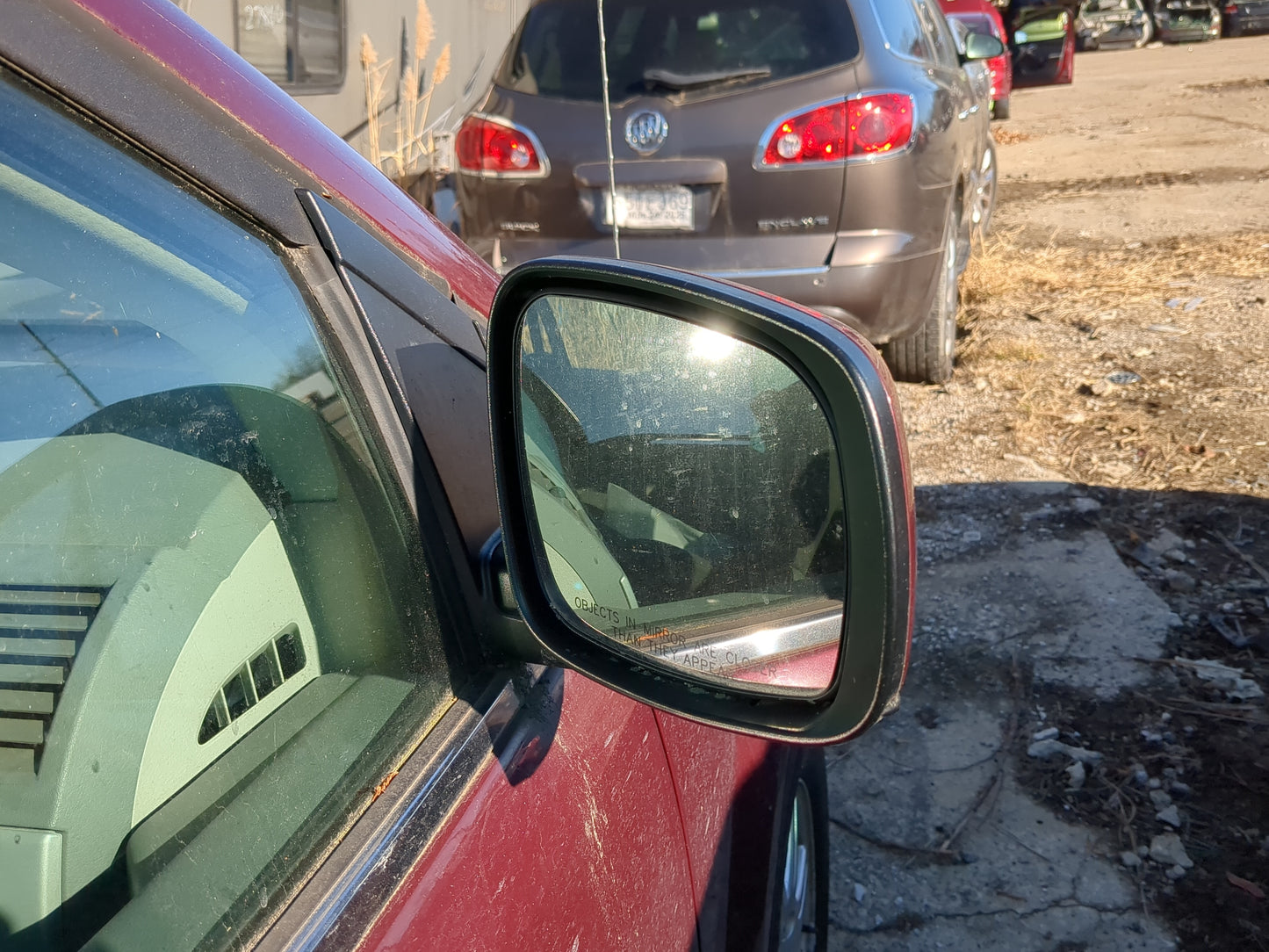 2008-2010 Chrysler Town & Country Passenger Side View Mirror - Right Door Mirror OEM Used - Oemusedautoparts1.com