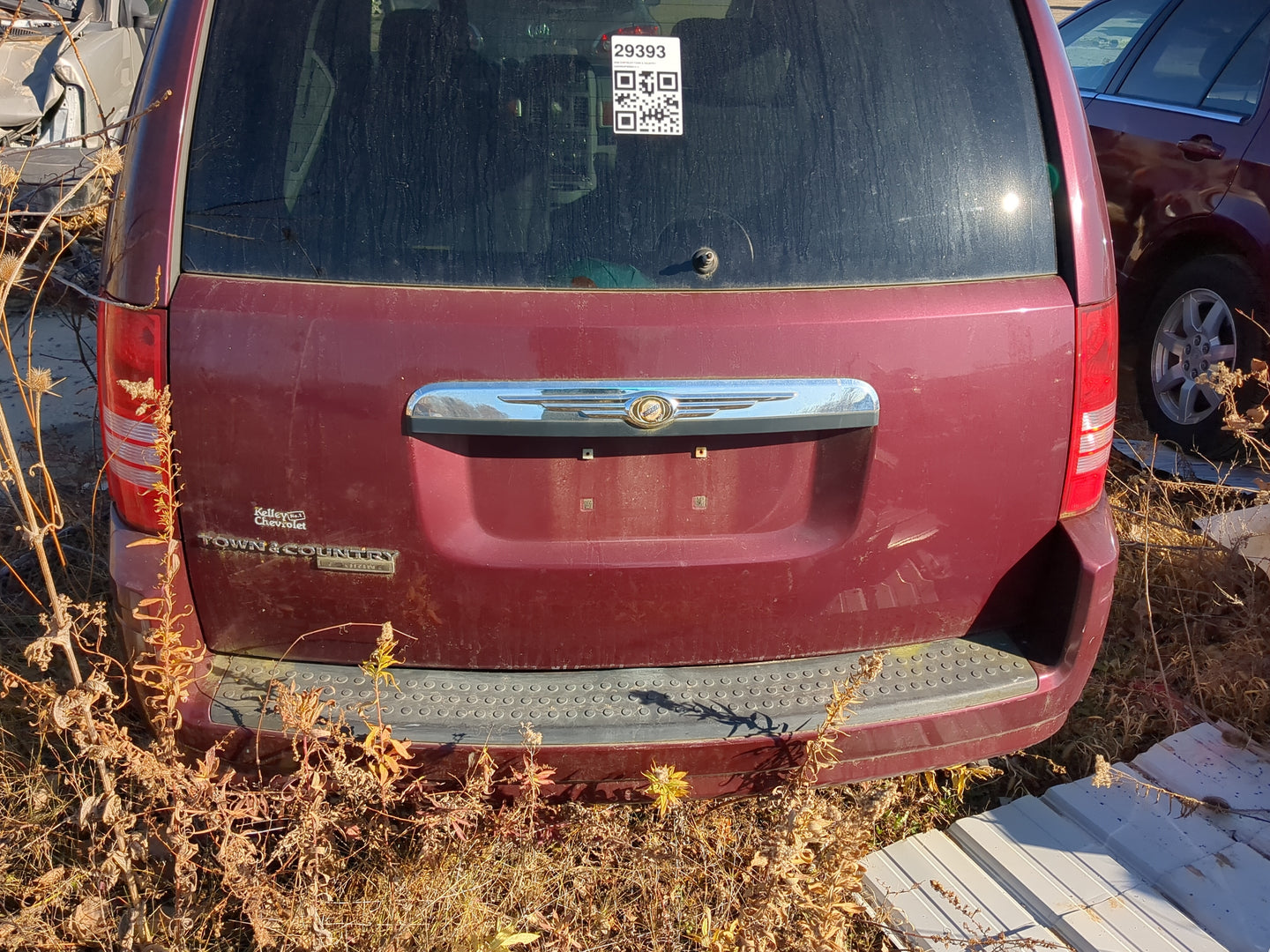 2008-2010 Chrysler Town & Country Trunk/decklid/hatch/tailgate Oem 1242809 - Oemusedautoparts1.com