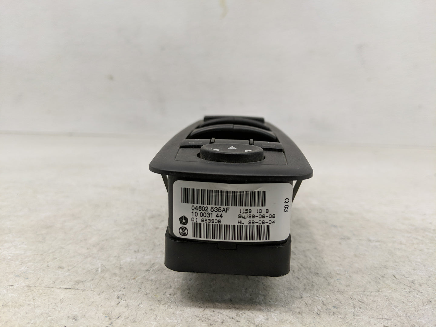 2008-2010 Chrysler Town & Country Master Power Window Switch Replacement Driver Side Left P/N:04602 535AF Fits Fits 2008 200