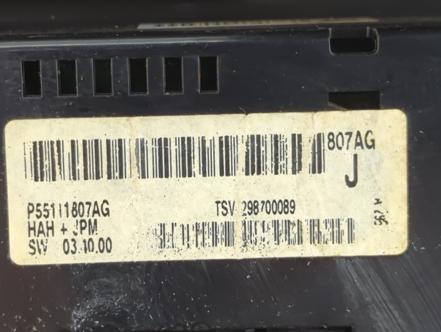 2008-2010 Chrysler Town & Country Climate Control Module Temperature AC/Heater Replacement P/N:P55111807AG Fits OEM Used Aut