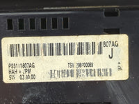 2008-2010 Chrysler Town & Country Climate Control Module Temperature AC/Heater Replacement P/N:P55111807AG Fits OEM Used Aut